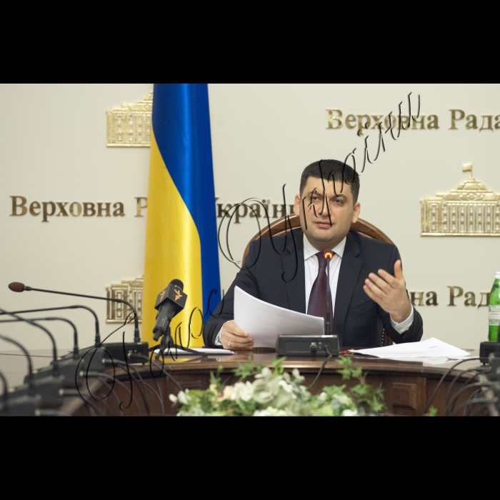 10 березня 2015
Прес-конференція Голови ВР України Володимира Гройсмана