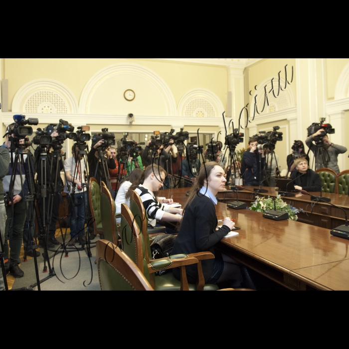 10 березня 2015
Прес-конференція Голови ВР України Володимира Гройсмана