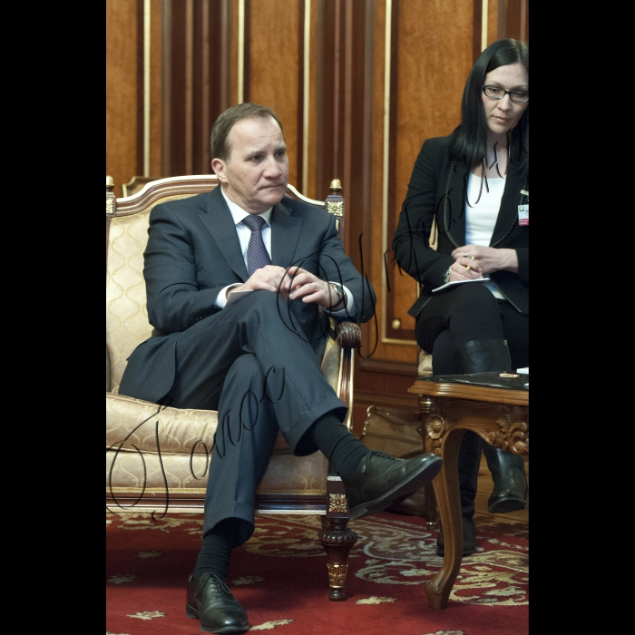 Зустріч Голови ВР України Володимира Гройсмана з Прем’єр-міністром Королівства Швеція Стефаном Льовеном