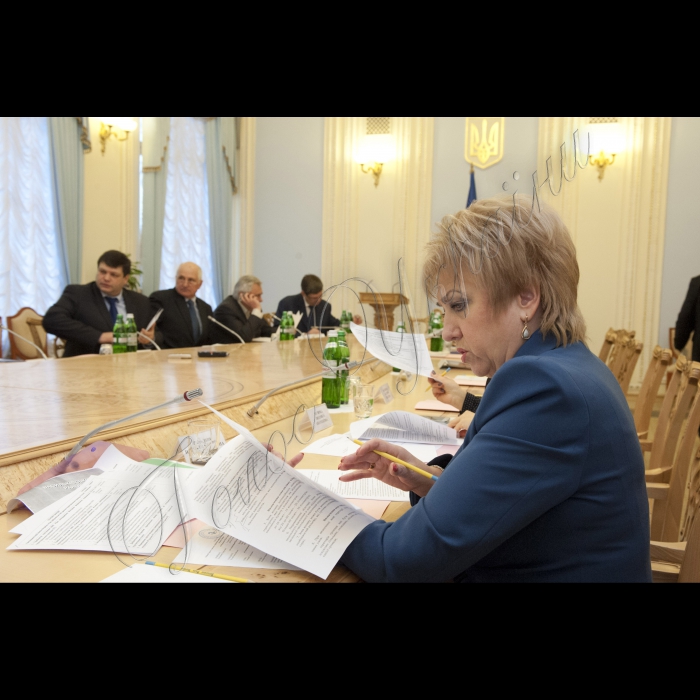 Під головуванням Голови ВР України Володимира Гройсмана відбулося засідання Робочої групи з питань сприяння реформуванню територіальних громад базового рівня.
На передньому плані Наталія Збаращенко (Гребінківський селищний голова Васильківського району Київської області);
