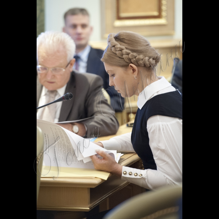 Голова ВР України Володимир Гройсман, Президент України Петро Порошенко, Прем’єр-міністр України Арсеній Яценюк взяли участь у першому засіданні Конституційної комісії. У засіданні також брали участь народні депутати України, представники Кабінету міністрів, президенти України попередніх років  (Леонід Кучма та Леонід Кравчук).
Юлія Тимошенко.