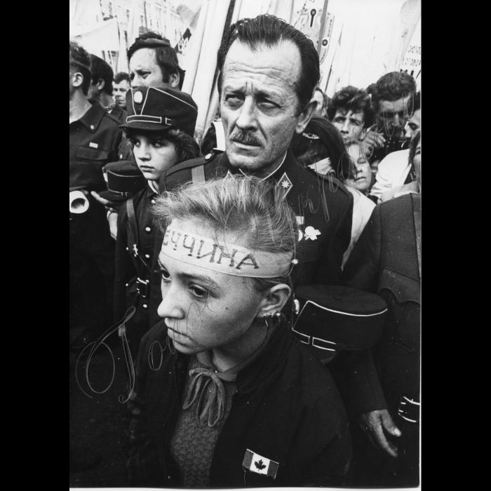 Літо 1990 року. Антиімперський мітинг на площі Б. Хмельницького