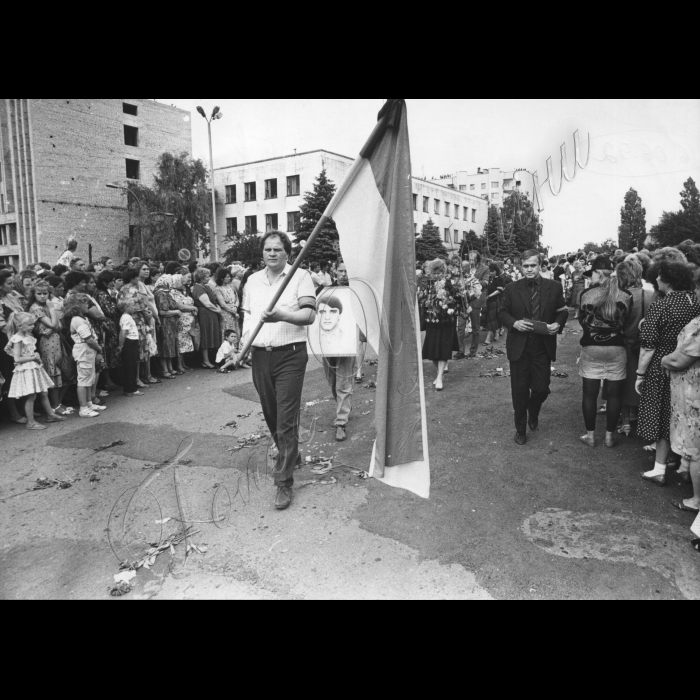 Мітинги. 1992 рік. 
червень 1992. 
Луганська область. Трагедія на шахті 