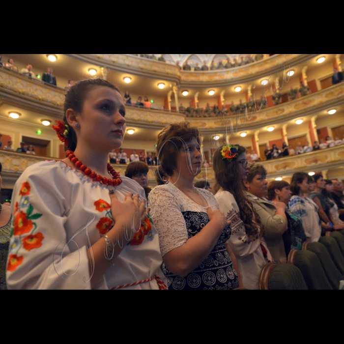 26 травня 2015
У Національному академічному театрі ім. Івана Франка відбулась урочиста церемонія нагородження переможців XV Міжнародного конкурсу з української мови ім. П. Яцика