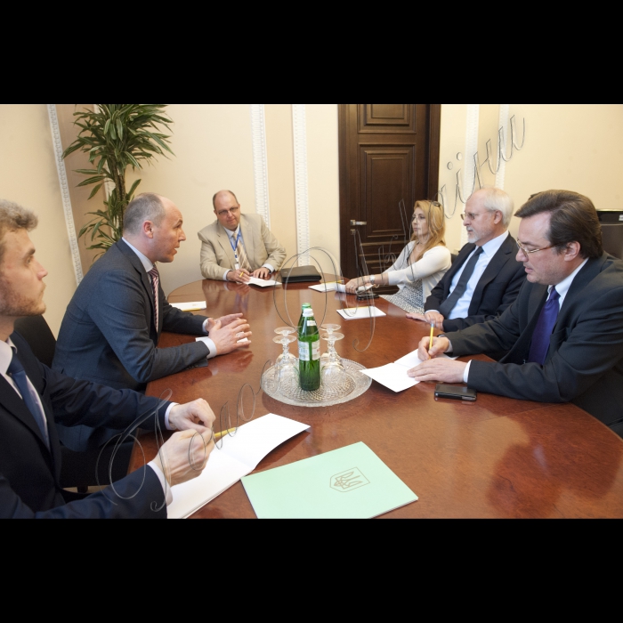 Зустріч Першого заступника Голови ВР України Андрія Парубія з Помічником Генерального секретаря НАТО з політичних питань та політики безпеки Трасивулосом Террі Стаматопулосом