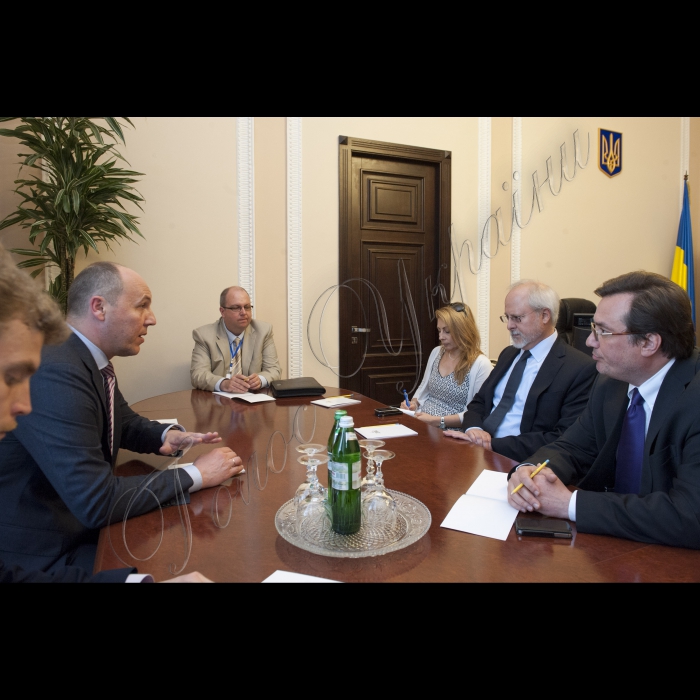 Зустріч Першого заступника Голови ВР України Андрія Парубія з Помічником Генерального секретаря НАТО з політичних питань та політики безпеки Трасивулосом Террі Стаматопулосом