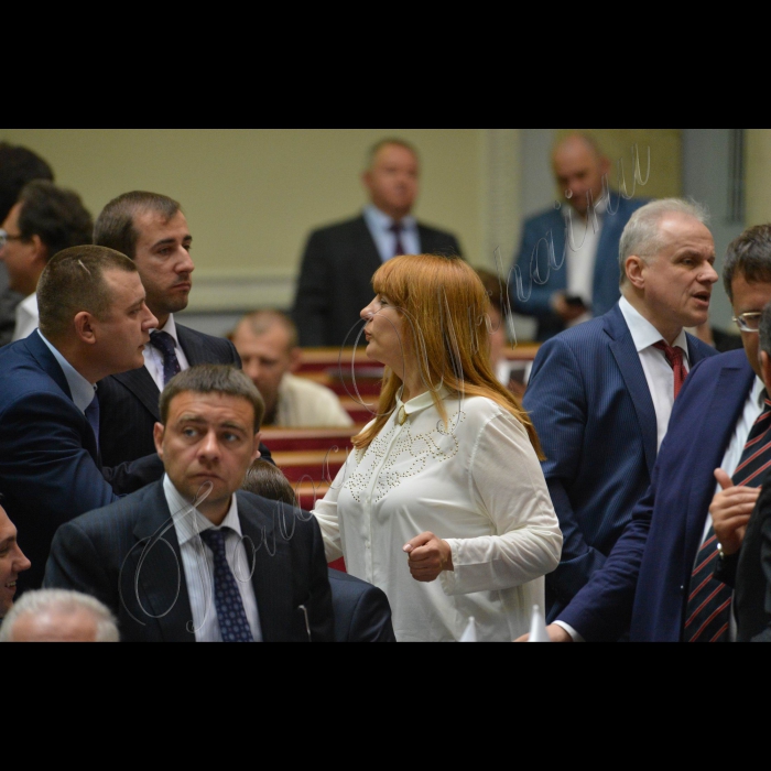 2 червня 2015 року
Пленарне засідання ВР
Виступи представників фракцій у ВР.
фракція Радикальна партія - у центрі Олексій Ленський, Оксана Корчинська