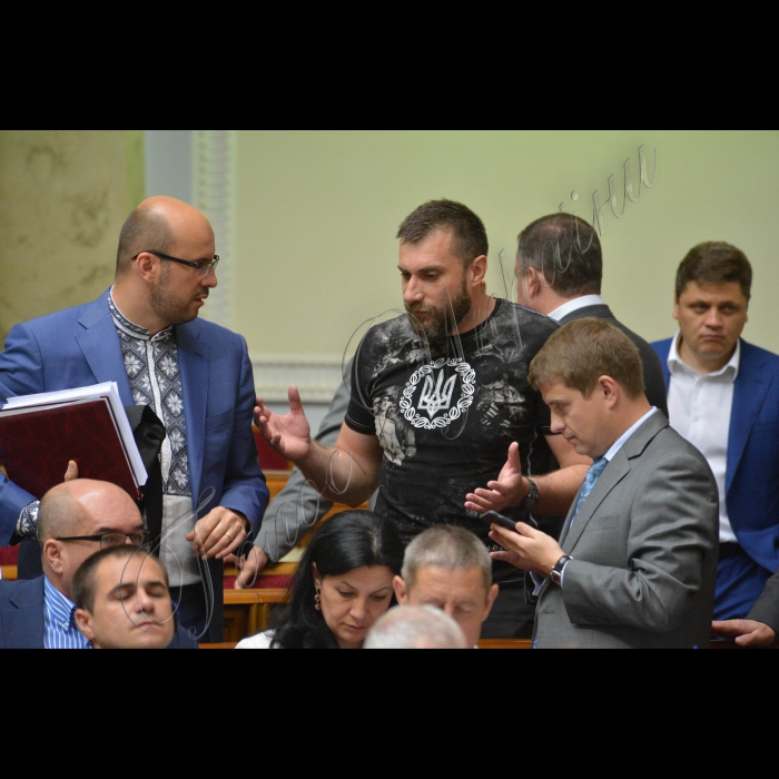 2 червня 2015 року
Пленарне засідання ВР
Виступи представників фракцій у ВР.
Сергій Рудик (позафракційний), Олег Петренко (БПП), Владислав Голуб (БПП)