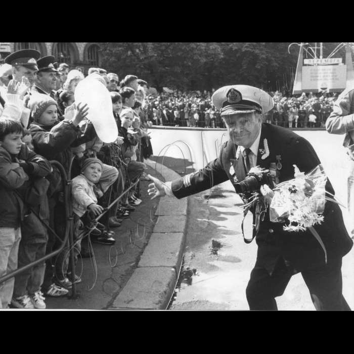 09.05.1995. Святкування Дня Перемоги над фашизмом, ветеран