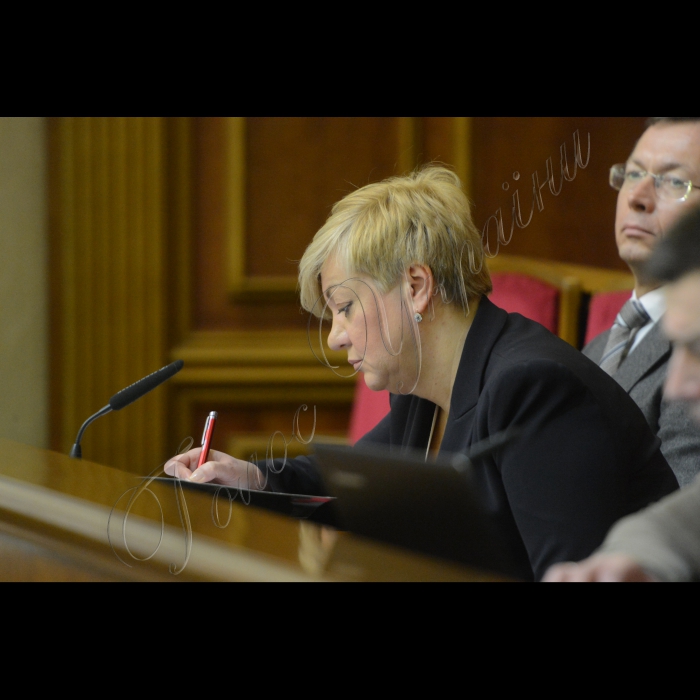 16 січня 2015. Пленарне засідання ВР. Звіт голови нацбанку Валерії Гонтарєвої