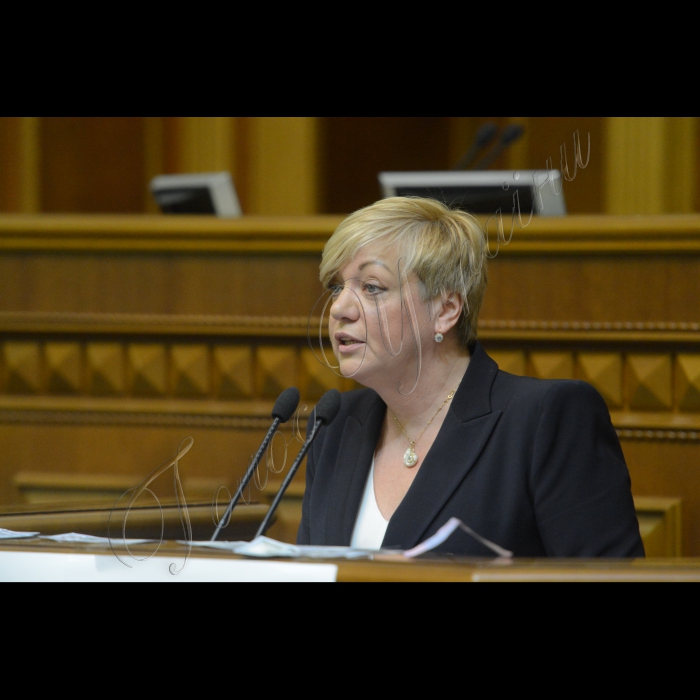 16 січня 2015. Пленарне засідання ВР. Звіт голови нацбанку Валерії Гонтарєвої