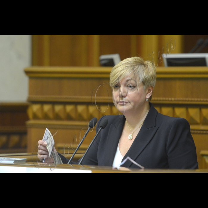 16 січня 2015. Пленарне засідання ВР. Звіт голови нацбанку Валерії Гонтарєвої
