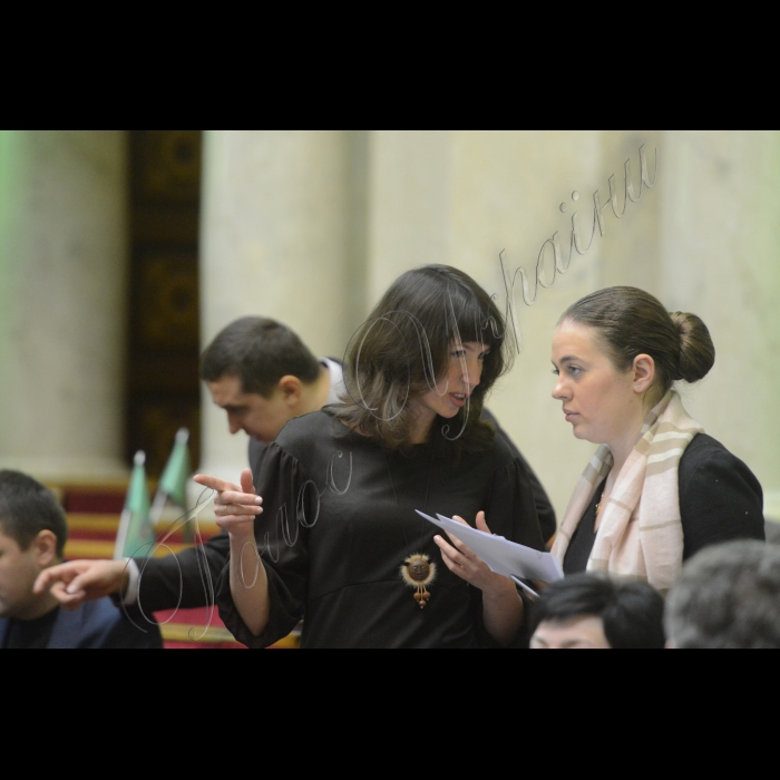 14січня 2015. Пленарне засідання ВР. Тетяна Чорновіл , Олена Масоріна 