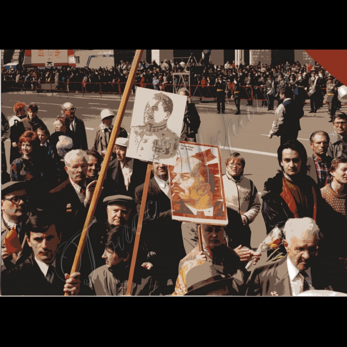 травень 1997 року, портрети Леніна, Сталіна