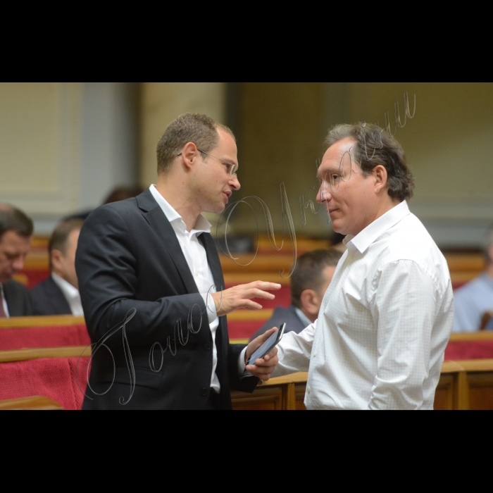 30 червня 2015 р.

Пленарне засідання ВР.
Павло Пинзеник Олег Кришин НФ