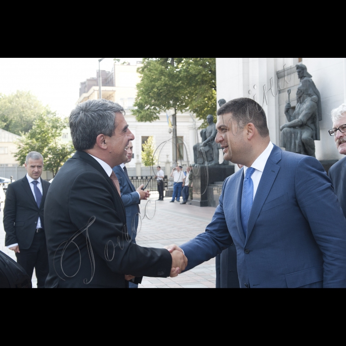 07 липня 2015. Зустріч Голови ВР України Володимира Гройсмана з Президентом Республіки Болгарія Росеном Плевнелієвим