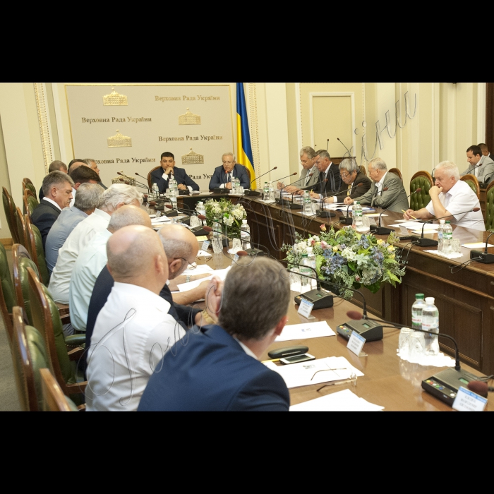 Зустріч голови ВР України Володимира Гройсмана з членами правління Асоціації міст України