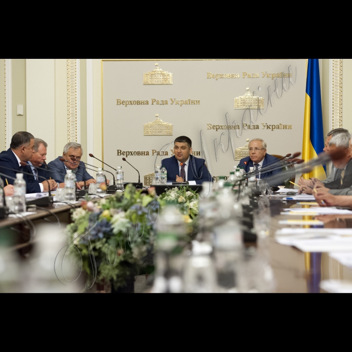 Зустріч голови ВР України Володимира Гройсмана з членами правління Асоціації міст України