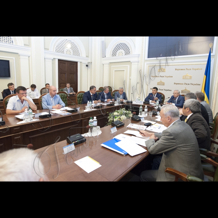 Зустріч голови ВР України Володимира Гройсмана з членами правління Асоціації міст України