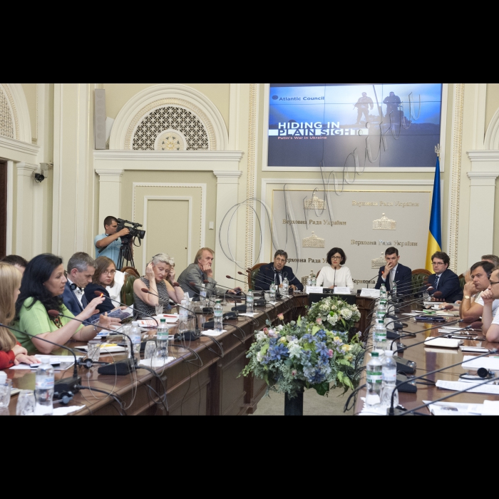 Заступник Голови ВР України Оксана Сироїд взяла участь у презентації звіту Атлантичної Ради (США) під назвою «Ховаються на видноті: війна Путіна в Україні»