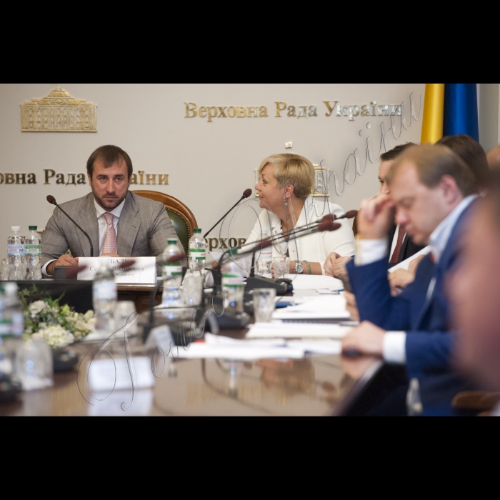 На засіданні Комітету з питань фінансової політики і банківської діяльності Верховної Ради України була присутня голова Національного банку Валерія Гонтарєва