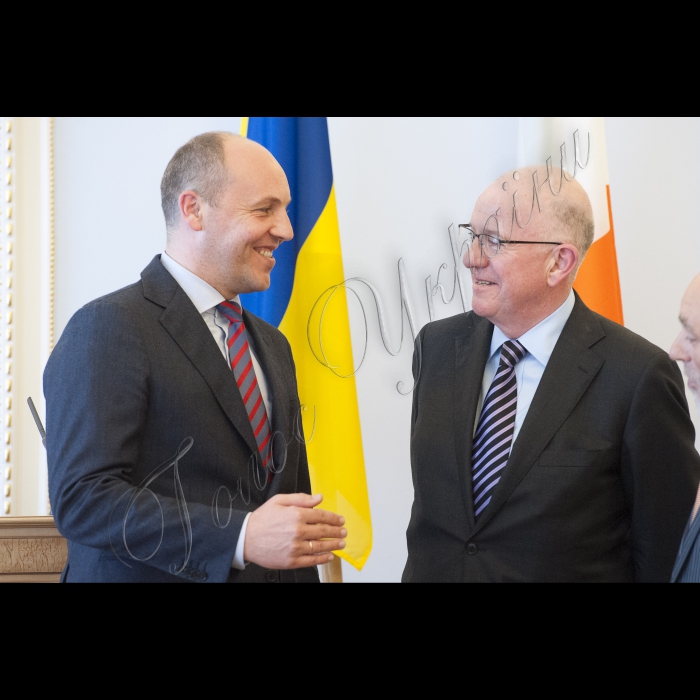 Зустріч Першого заступника Голови ВР України Андрія Парубія з Міністром закордонних справ і торгівлі Ірландії Чарлзом Фланаганом