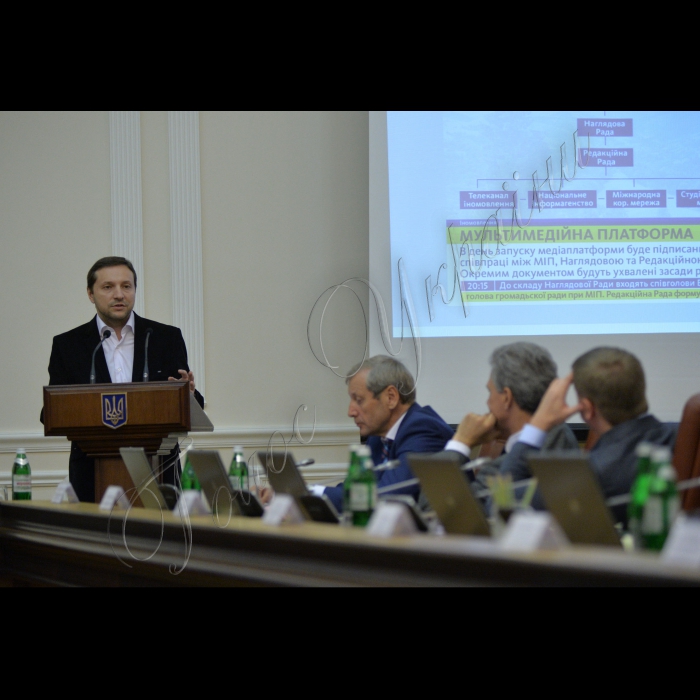 Під головуванням прем’єр-міністра України Арсенія Яценюка відбулось засідання Уряду 
Міністр інформаційної політики України Юрій Стець