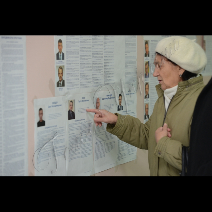 26 жовтня 2014. Голосування і підрахунок голосів на позачергових виборах до Верховної Ради України. На ДВК №131, м. Київ (Дарницький район)