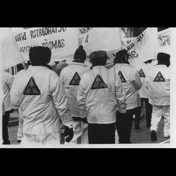 18.02.1999.
Київ.
Мітинг робітників АЕС.
