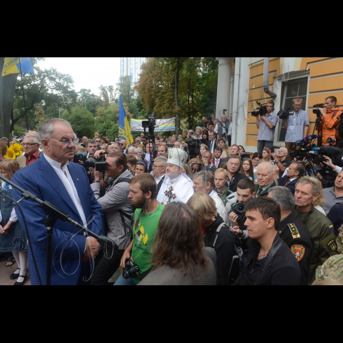 В Києві, на Аскольдовій могилі відбулося урочисте відкриття та освячення пам’ятника загиблому бійцю батальйону 