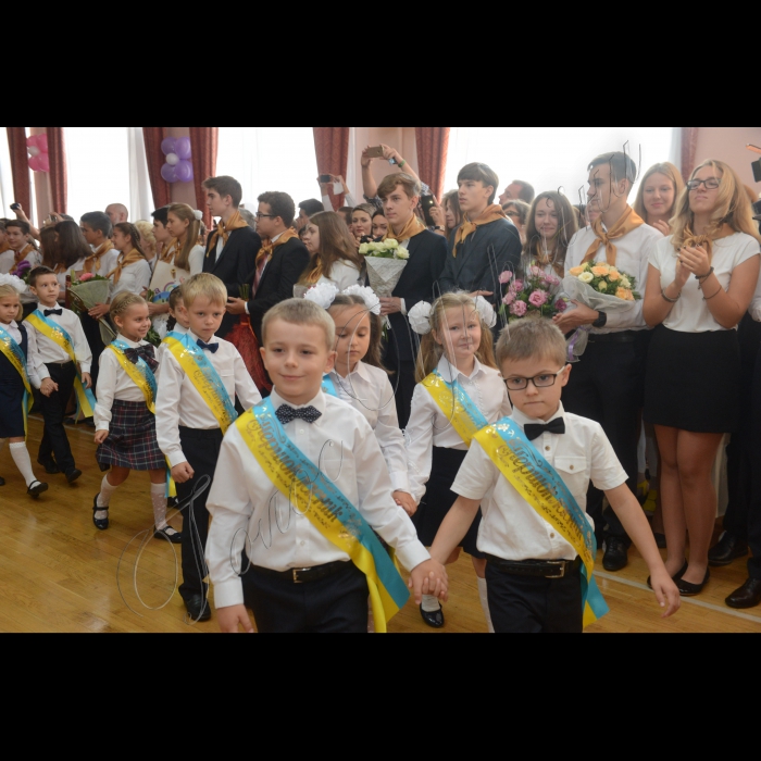 1 вересня 2015
Свято першого дзвоника у столичній гімназії 56 (Печерський район).
