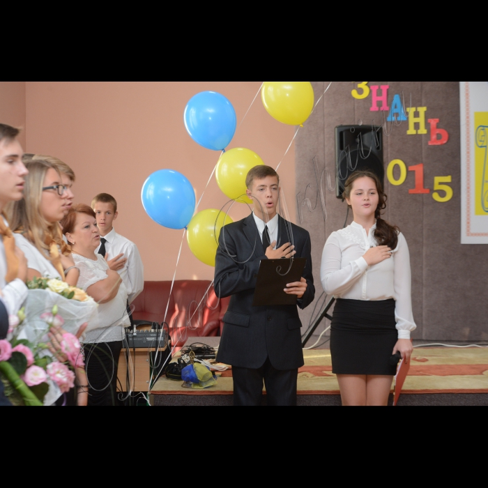 1 вересня 2015
Свято першого дзвоника у столичній гімназії 56 (Печерський район).
