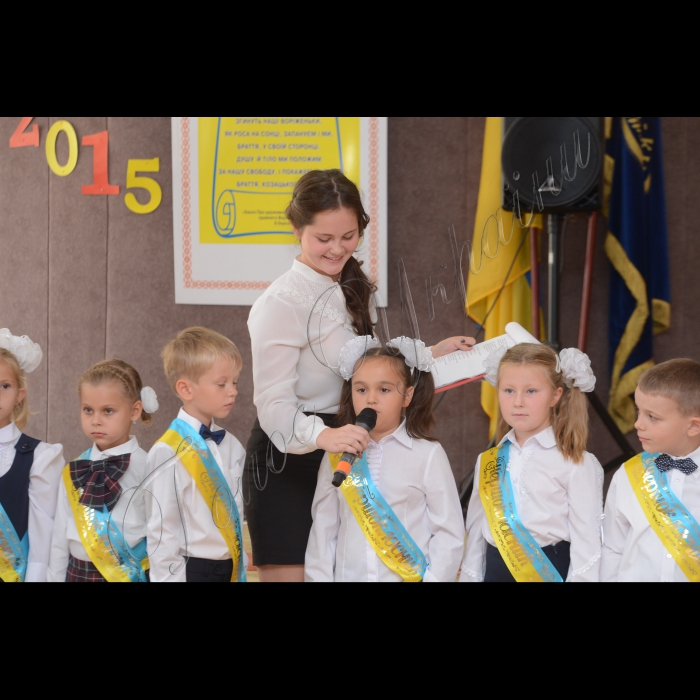 1 вересня 2015
Свято першого дзвоника у столичній гімназії 56 (Печерський район).
