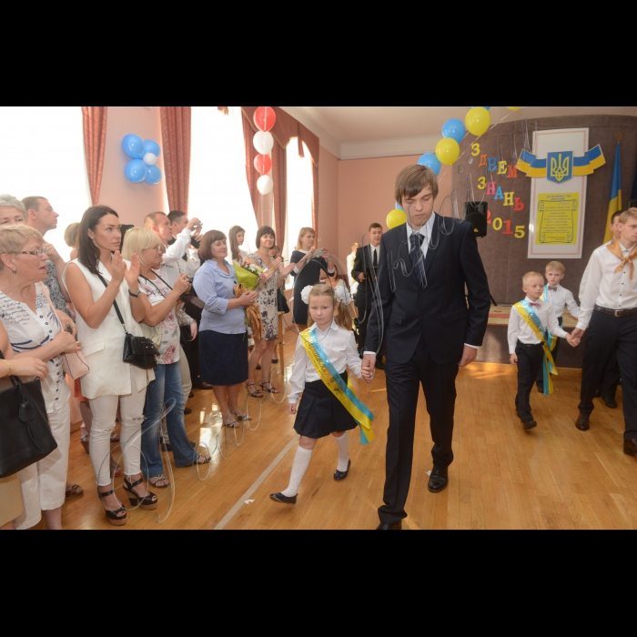 1 вересня 2015
Свято першого дзвоника у столичній гімназії 56 (Печерський район).
