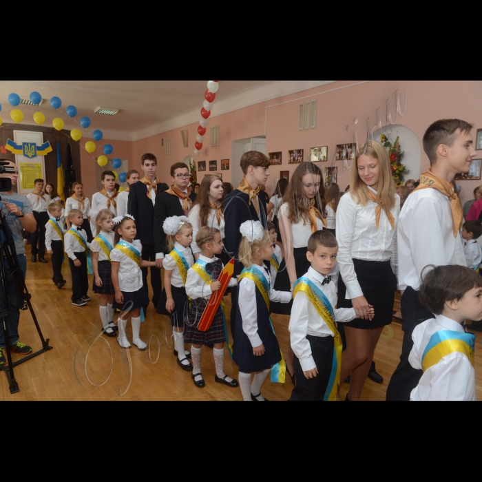 1 вересня 2015
Свято першого дзвоника у столичній гімназії 56 (Печерський район).

