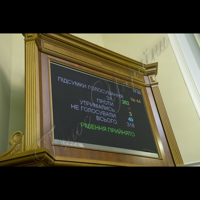 17 вересня 2015
Під час вечірнього пленарного зсідання Верховної Ради України Генеральний прокурор України, виступаючи з парламентської трибуни, продемонстрував фрагменти оперативного відео за участю народного депутата Ігоря Мосійчука. За підсумками переглянутого, він звернувся до Верховної Ради з проханням про дозвіл на притягнення даної особи до кримінальної відповідальності.
Верховна Рада України прийняла Постанову 