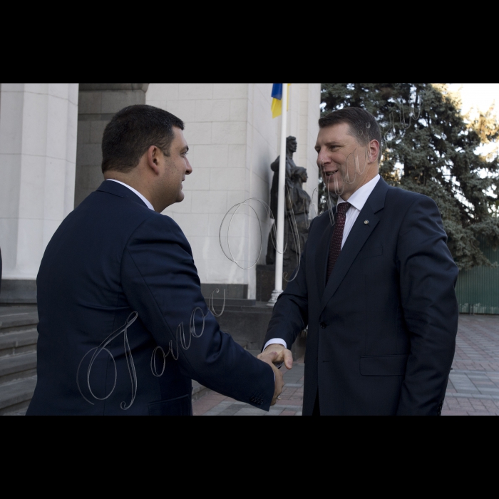 Зустріч Голови ВР України Володимира Гройсмана з Президентом Латвійської Республіки Раймондсом Вейонісом