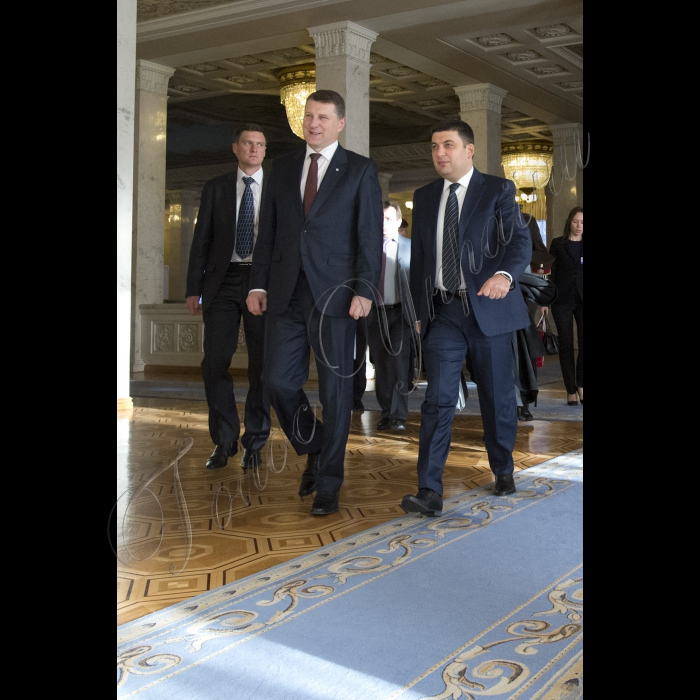 Зустріч Голови ВР України Володимира Гройсмана з Президентом Латвійської Республіки Раймондсом Вейонісом