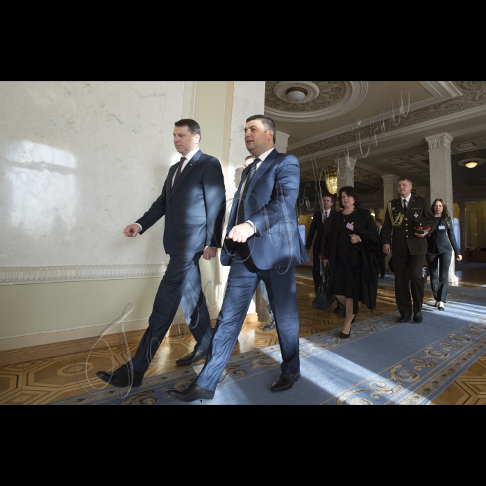 Зустріч Голови ВР України Володимира Гройсмана з Президентом Латвійської Республіки Раймондсом Вейонісом