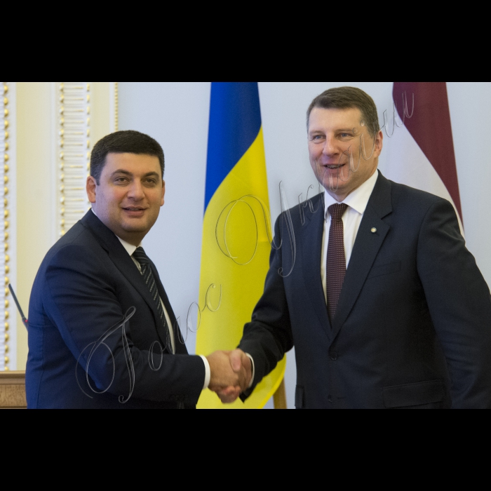Зустріч Голови ВР України Володимира Гройсмана з Президентом Латвійської Республіки Раймондсом Вейонісом