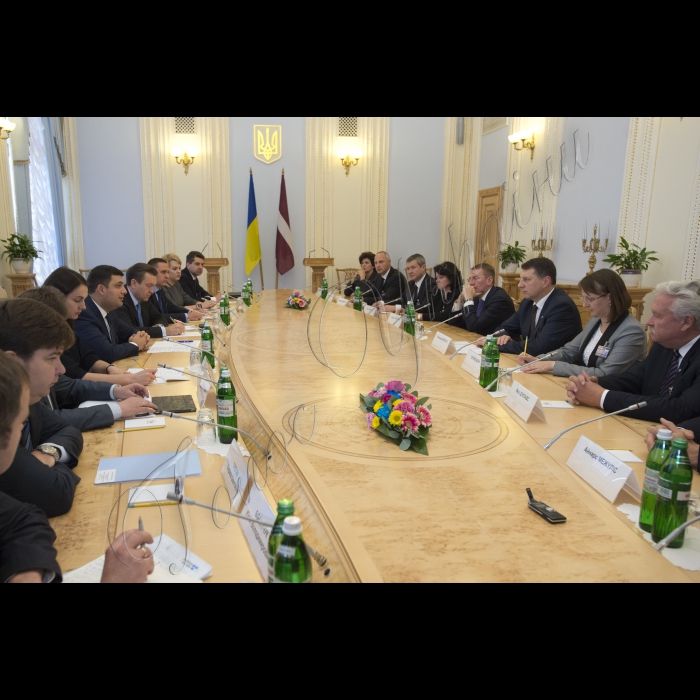 Зустріч Голови ВР України Володимира Гройсмана з Президентом Латвійської Республіки Раймондсом Вейонісом