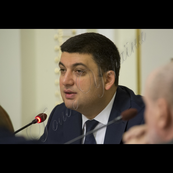Засідання Конституційної Комісії під головуванням Голови ВР України Володимира Гройсмана.