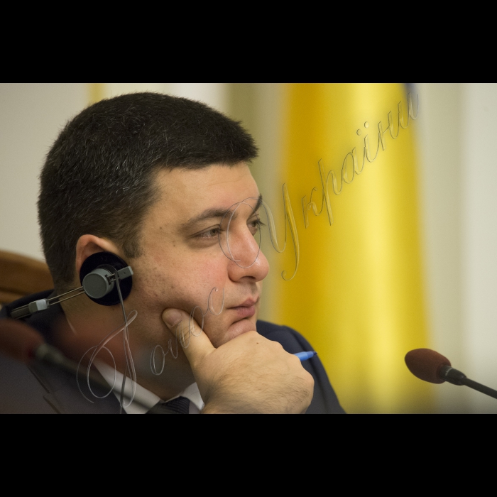 Засідання Конституційної Комісії під головуванням Голови ВР України Володимира Гройсмана.