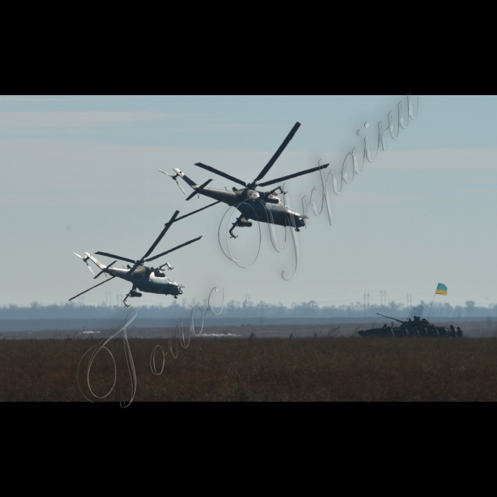 На полігоні Широкий Лан у Миколаївській області пройшли військові навчання 28 механізованої бригади у рамках науково-практичної конференції, яка розглядала питання зміцнення Збройних Сил України.