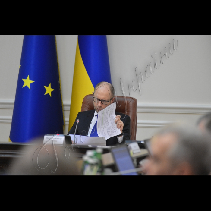 Під головуванням прем’єр-міністра України Арсенія Яценюка відбулось засідання Уряду.