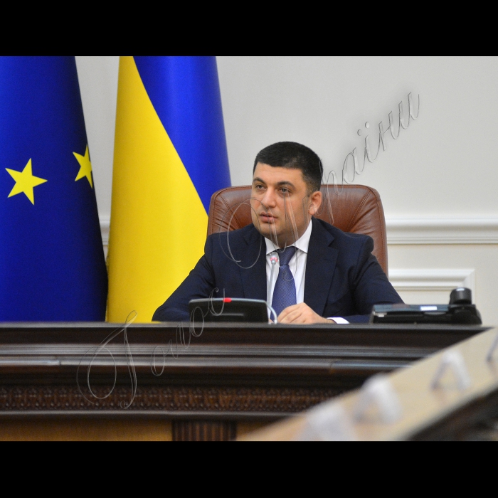 Київ.Під головуванням в.о. прем’єр-міністра України Володимира Гройсмана відбулось засідання Уряду.