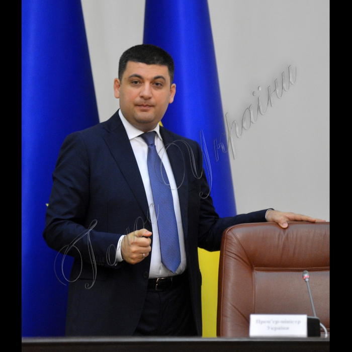 Київ.Під головуванням в.о. прем’єр-міністра України Володимира Гройсмана відбулось засідання Уряду.