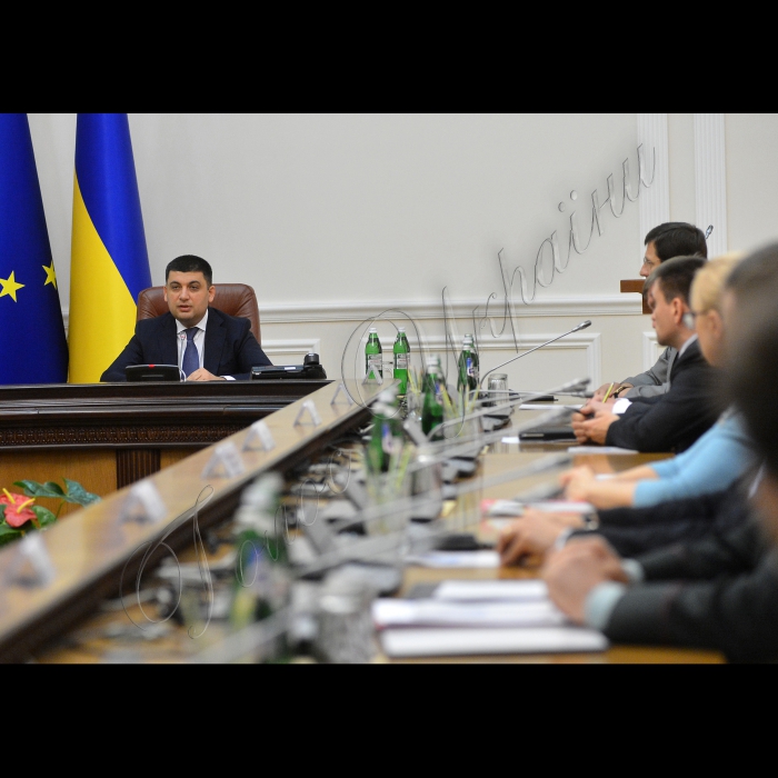 Київ.Під головуванням в.о. прем’єр-міністра України Володимира Гройсмана відбулось засідання Уряду.