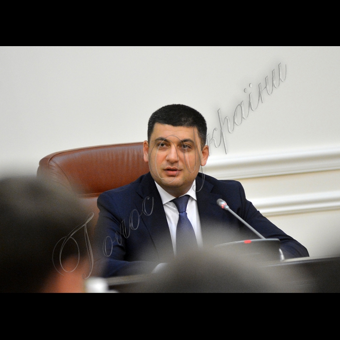 Київ.Під головуванням в.о. прем’єр-міністра України Володимира Гройсмана відбулось засідання Уряду.