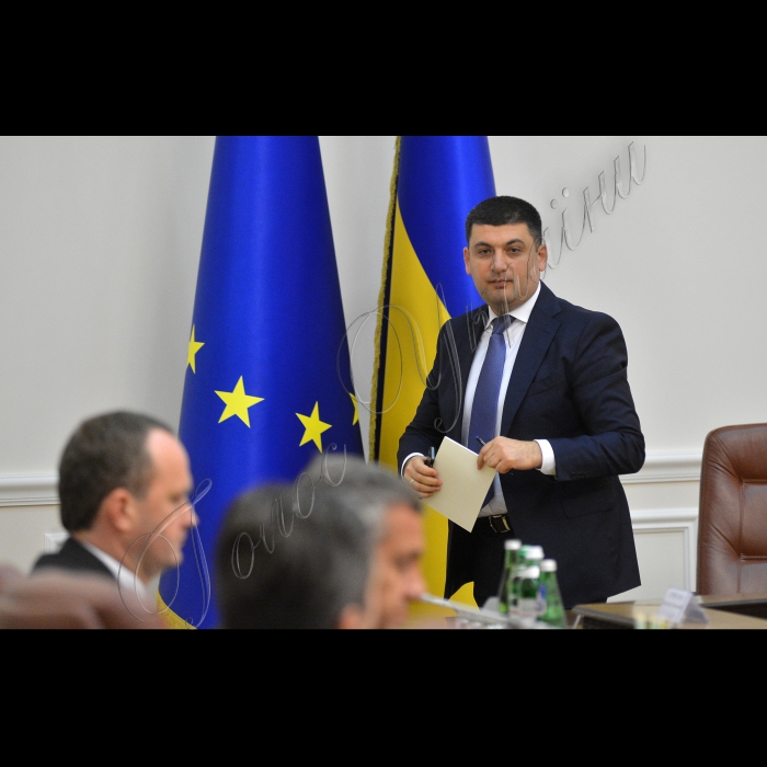 Київ.Під головуванням в.о. прем’єр-міністра України Володимира Гройсмана відбулось засідання Уряду.